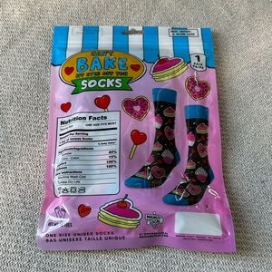 Valentine’s Day Socks Can’t Bake My Eyes Off You NWT Unisex One Size Gift